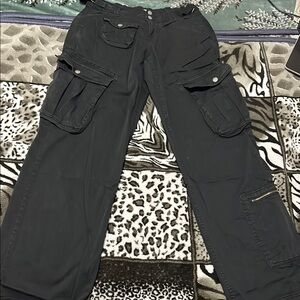 Men's Black Cargo Pants